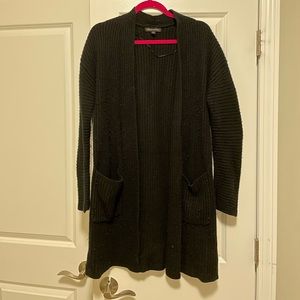 Banana Republic Black Long Sweater Merino Wool & Cashmere